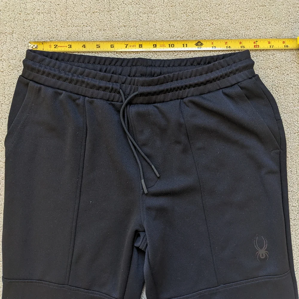 Spyder Men Sweatpants M Black Active Jogger Athletic Gym Casual Comfy Athleisure - Picture 4 of 5